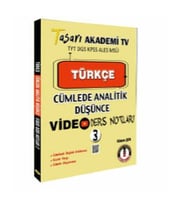 Tasarı Türkçe Cümlede Analitik Video Ders Notları 3