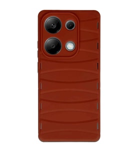 Xiaomi Redmi Note 13 Pro 4G Kılıf Bibercas Silikon Kapak - Kırmızı