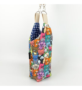 Woodycord 1 Litrelik El Yapımı U Model Kot Matara Kılıfı (Çok Renkli)
