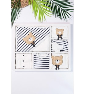 Erkek Bebek 10 Lu Hastane Çıkışı Seti STL6460 (Çok Renkli)