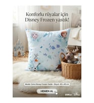 Zorluteks Zorlu Disney Frozen (Karlar Ülkesi) Lisanslı Dekoratif Kırlent / Yastık