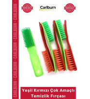 Özel Üretim Dayanıklı Ergonomik Kompakt Ev Ofis Temizleme Yeşil Kırmızı Çok Amaçlı Temizlik Fırçası