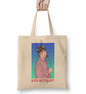 Boy With Luv Bts Kim Seokjin Bez Çanta Uzun Saplı