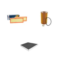 Bosch Filtre Bakım Seti Mercedes CLS 500 C219 2005-2011 Benzin Hava + Yağ f. + Polen Filtre Filtron