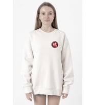 One Piece Anime Ninja Org. N.S Beyaz Kadın 2ip Sweatshirt
