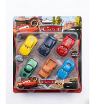 Cars 6’lı Mini Araba Seti Renkli Karakter Araçlar Çocuk Koleksiyon ve Oyun Seti