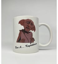 Dobby Figürlü Resimli Seramik Tasarım Kupa Bardak