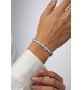 Accessories Zirkon Taşlı Baget Su Yolu Dolamalı Kadın Bileklik