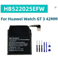 Huawei Watch GT 3 42MM Watch GT3 PRO 42MM Akıllı Saat FRG-B19 için HB522025EFW Yedek Saat Pili + Ücretsiz Araçlar