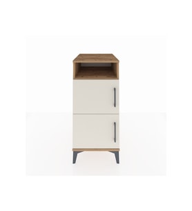Kronos Komodin 2 Raflı 2 Kapaklı 44x59x96 Çam-Aytaşı