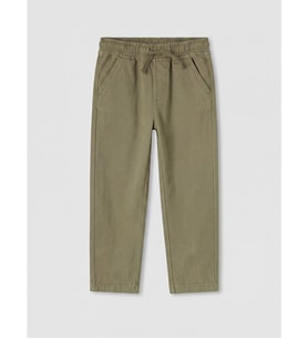 LCW Kids Haki Regular Fit Erkek Çocuk Gabardin Pantolon