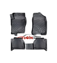 Nissan Navara 3D Havuzlu Paspas 2006 Siyah (Karışık)