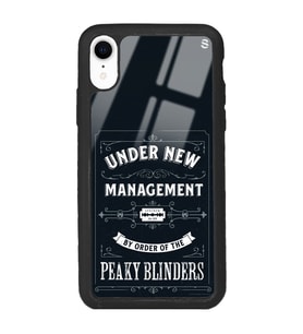 iPhone XR Peaky Blinders Management Tasarımlı Glossy Telefon Kılıfı
