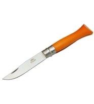 T0196 Bahçe 16 Cm - Ahşap Turuncu Sap, Bilezikli, Kılıflı
