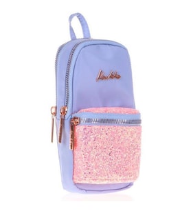 Kaukko Kalem Çantası Brıght Junıor Bag Taşlı-Floral Mavi K2468