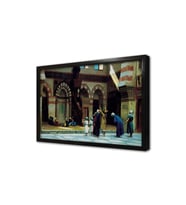 Osmanlı Dönemi Camii Avlusu Çerçeveli Mdf Tablo