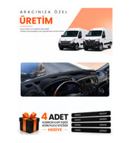RENAULT MASTER (2011-2021) Uyumlu Torpido Koruma Örtüsü Oto Kılıfı - Siyah