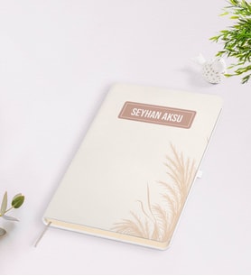 Kişiye Özel İsimli Beyaz Defter-49