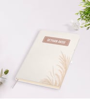 Kişiye Özel İsimli Beyaz Defter-49