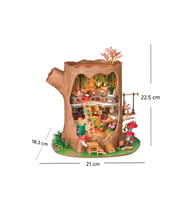 Masal Ağacı LED Işıklı Kendin Yap Minyatür Maket Seti Rolife (Fairytale Tree House)