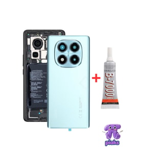 Redmi Note 14 Pro 4G Arka Kapak Pil Batarya Kapağı Kamera Lensli 24116RACCG Uyumlu + B700