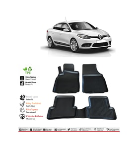 Renault Fluence 2010 Model 4D Havuzlu Paspas