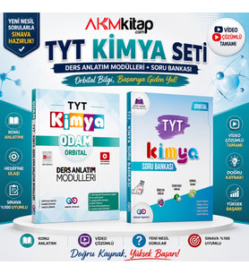 Orbital TYT Kimya Konu ve Soru Bankası Seti 2 Kitap