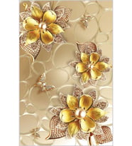 Eliana Home Baskılı, Yıkanabilir Kaymaz Taban Salon Halısı LNA1839-SD139 100x150 cm (Sarı)