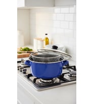 Lüks İtalyan Emaye kızartma tenceresi – 22 cm 3,5 Lt