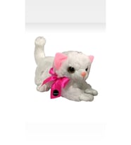 Miyavlayan Sesli Kedi Peluş Oyuncak 30 cm (Çok Renkli)