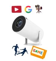 Ultra HD WiFi Akıllı Android Projeksiyon ile Taşınabilir Ev Sineması