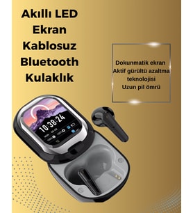 Şık, Akıllı ve Güçlü: LED Ekranlı Kablosuz Kulaklık Seti