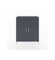 Arges Şifonyer 2 Raflı 2 Kapaklı 88x30x106 Antrasit-Antrasit