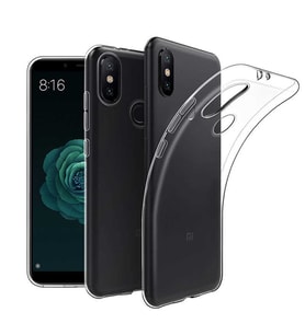 Xiaomi Mi 6X Kılıf Şeffaf Silikon Hibrit Case Kapak (Renksiz)