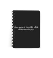 Muhsin Yazıcıoğlu Sözleri Ahşap Kapaklı Defter