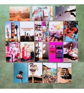 POSTER SET 18 VOYAGER TASARIM BOWL DUVAR KAĞIDI (Karışık)
