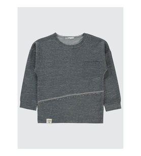 Civil Boys Erkek Çocuk Sweatshirt 6-9 Yaş Antrasit