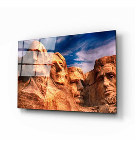 Rushmore Dağı Anıtı Cam Tablo