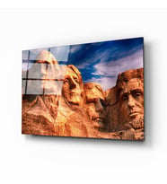 Rushmore Dağı Anıtı Cam Tablo