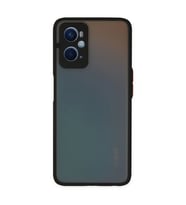 Oppo A96 Kılıf Montreal Silikon Kapak - Siyah