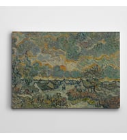 Vincent Van Gogh Herinnering Aan Brabant Kanvas Tablo