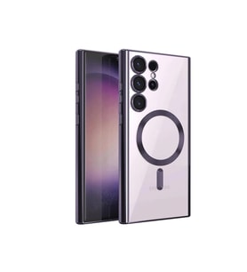Durukar® Samsung Galaxy S23 Ultra Kılıf Kross Magneticsafe Kapak - Mor