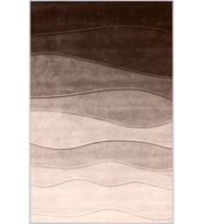 Eliana Home Baskılı, Yıkanabilir Kaymaz Taban Salon Halısı LNA1073 100x150 cm (Kahverengi)