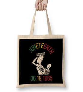 Juneteenth Juneteenth 2021 Bez Çanta Uzun Saplı