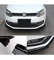 Vw Polo Ön Tampon Altı Lip Plastik Kulaklı Parlak Siyah 2014-2018