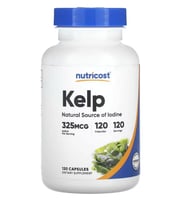 Nutricost Kelp 325mcg Natural Source of Iodine 120 Capsul.37.