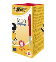 Bic M10 Basmalı Tükenmez Kalem Kırmızı 50'li Kutu 