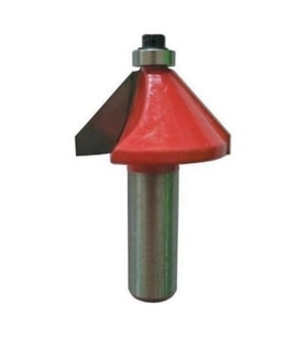 Topshop TH14475 Freze Bıçağı Rulmanlı Pah 45" 20mm (Kırmızı)