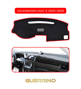 VOLKSWAGEN Golf 5 (2003-2009)TORPİDO KORUMA HALISI KIRMIZI KENAR
