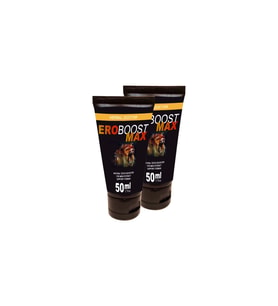 EroBoost Max 2 Adet Testo 50 ml Cream Boyut Harici Uygulama